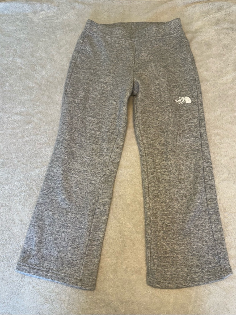 The North Face Kids Gray Heather Fleece Joggers